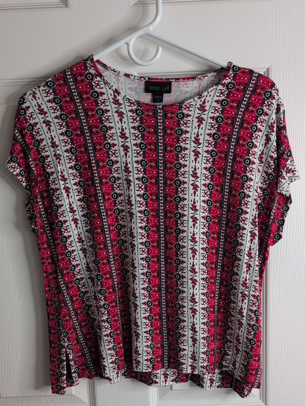 J. Jill Wearever Collection Short Sleeve Tee Size S Petite